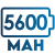 5600 mAh Pil